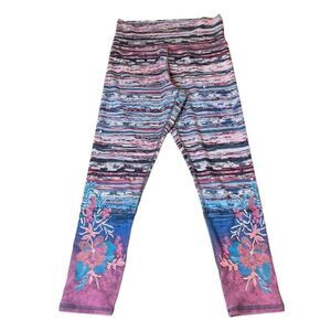 Evolution and Creation EVCR Leggings Multicolor with Floral Leg detail Medium
